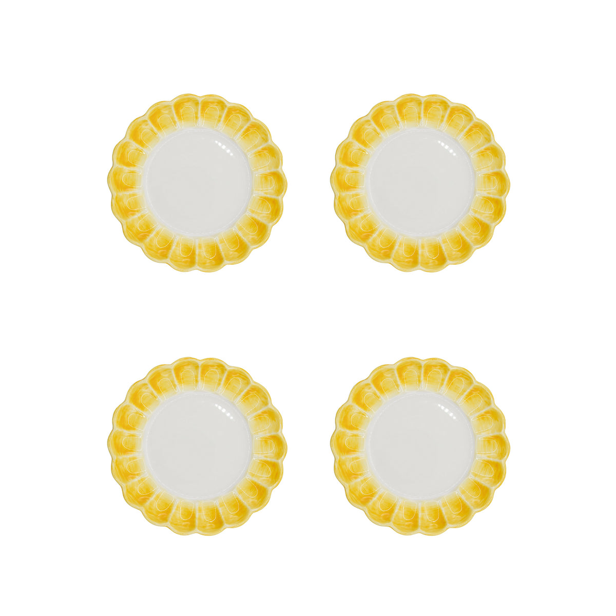 Lido Side Plate, Yellow, Set of 4 - Skye McAlpine Tavola