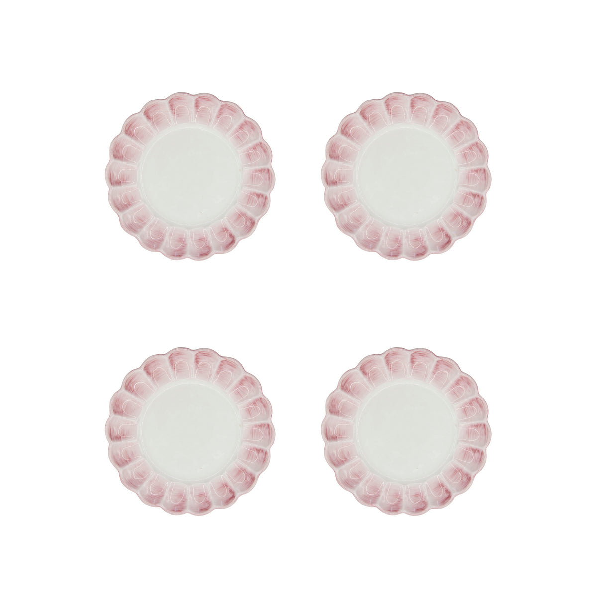 Lido Side Plate, Pink, Set of 4 - Skye McAlpine Tavola