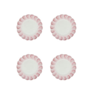 Lido Side Plate, Pink, Set of 4 - Skye McAlpine Tavola