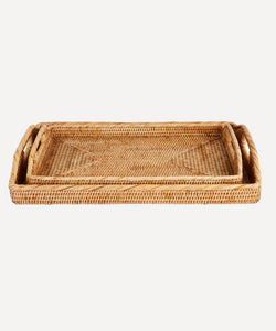 Rattan Serving Trays