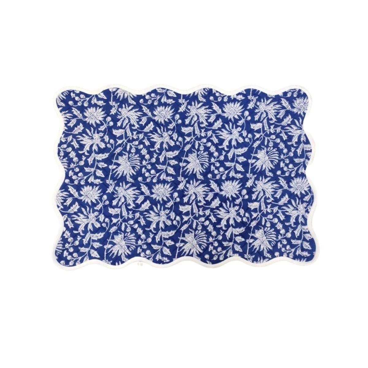 Blue Floral Placemat
