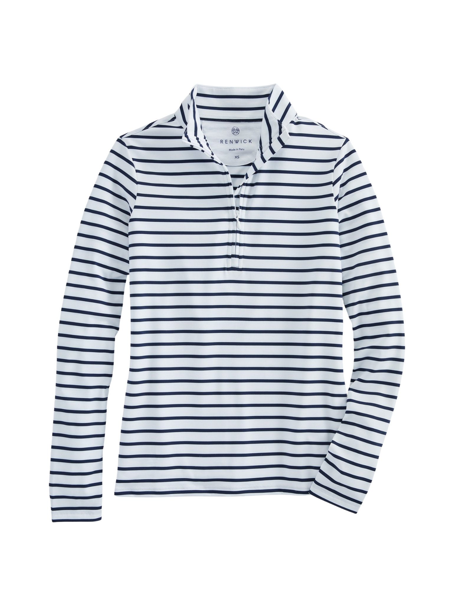 Striped 1/4 Zip