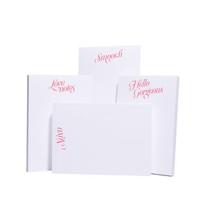 Sweetheart Notepads, Set of 4