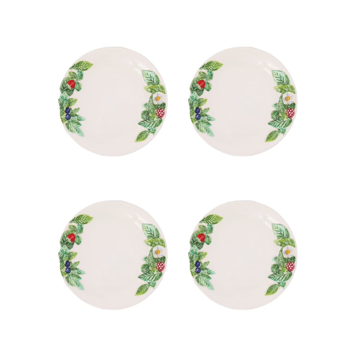 Frutti Di Bosco Cake Plate, Set of 4 - Skye McAlpine Tavola