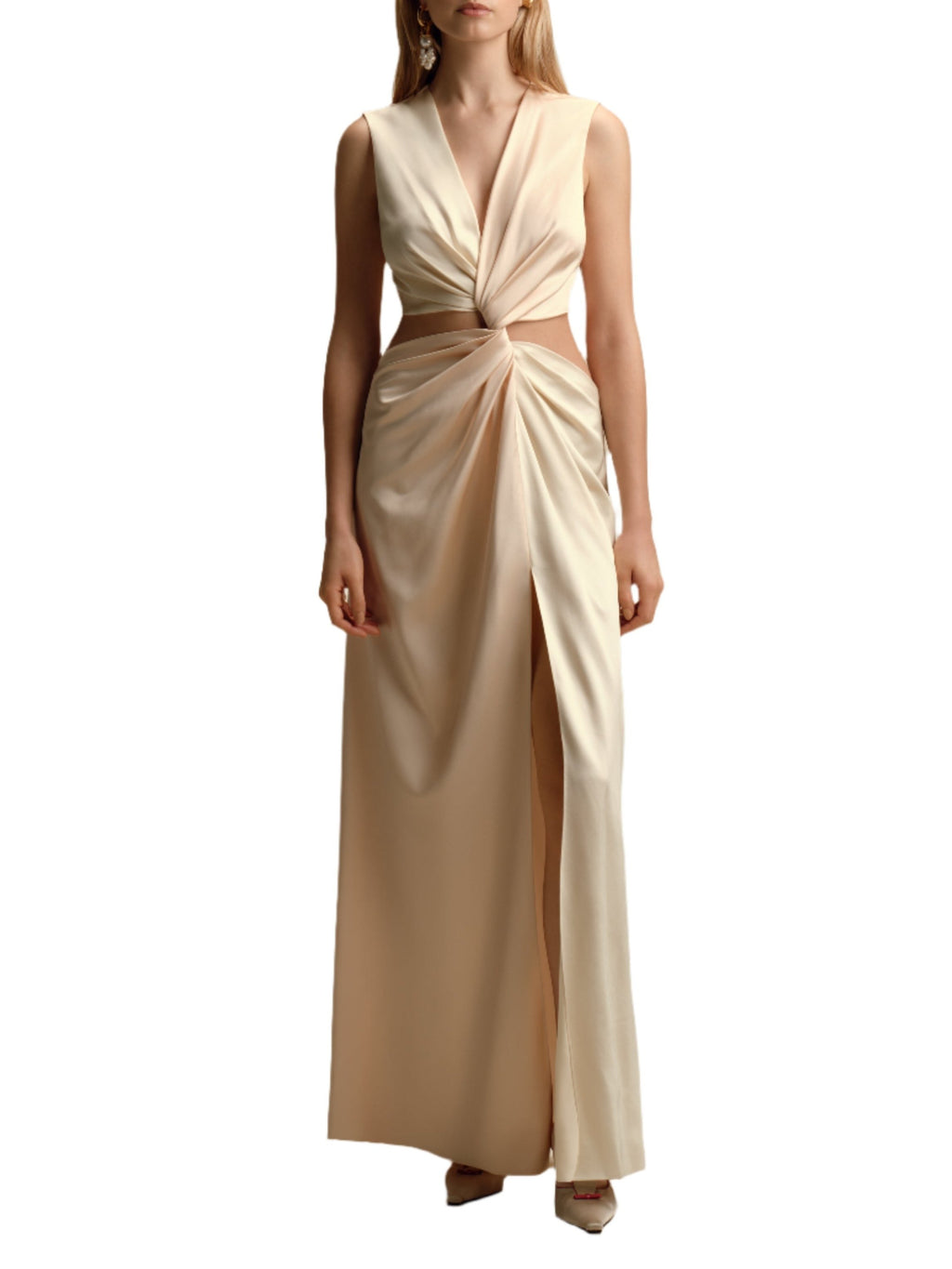 Colorblocked Twist Dress