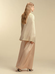 Twist Capelet in Champagne