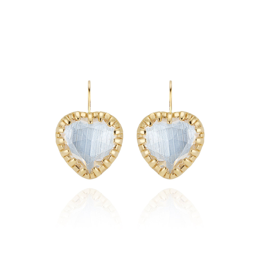 Valentina 'I Love NY' Button Earrings