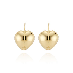 Valentina 'I Love NY' Button Earrings