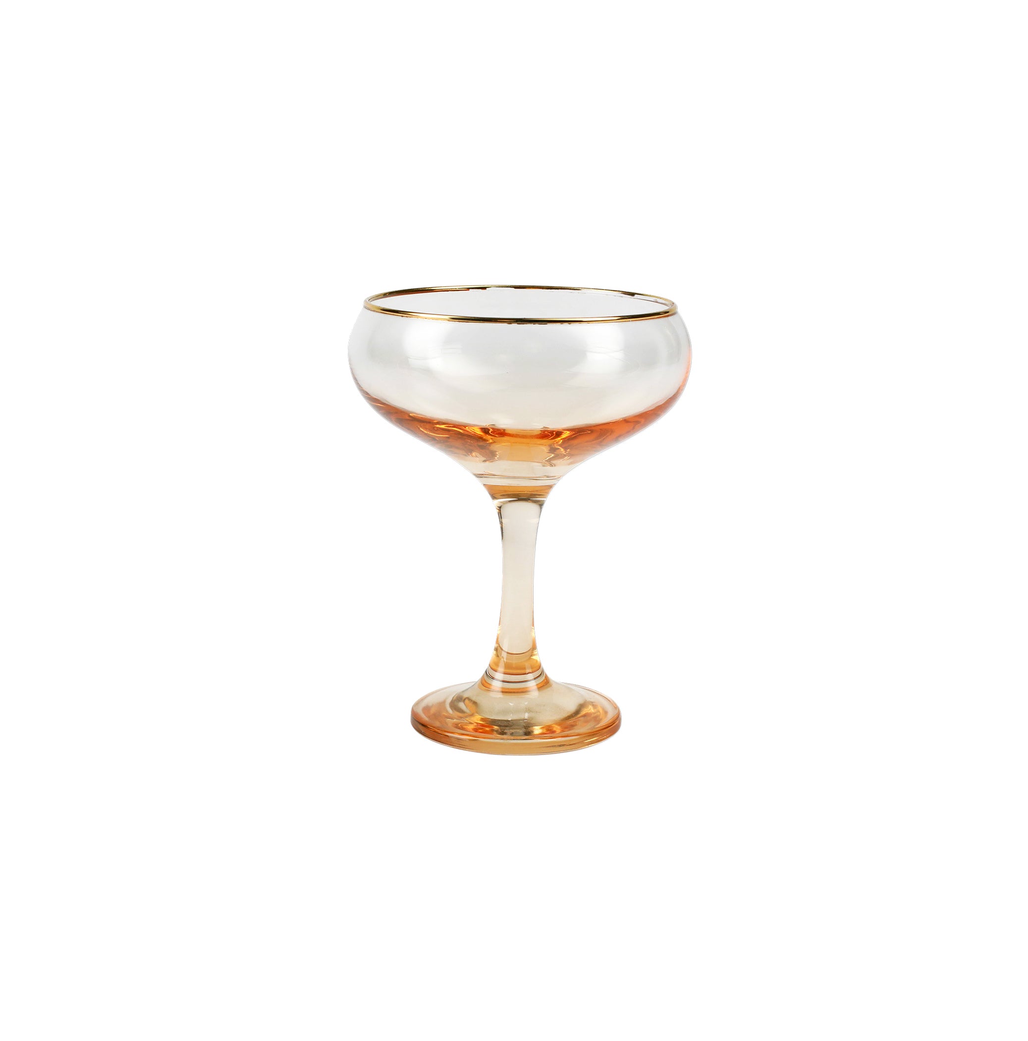 Rainbow Coupe Champagne Glass