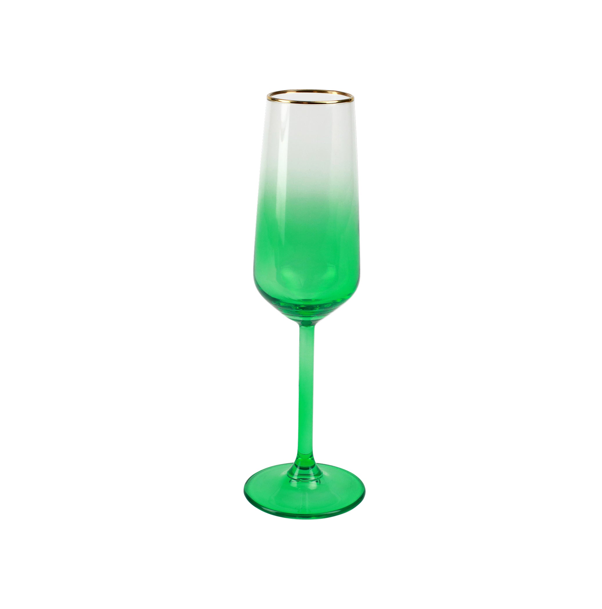 Rainbow Champagne Flute