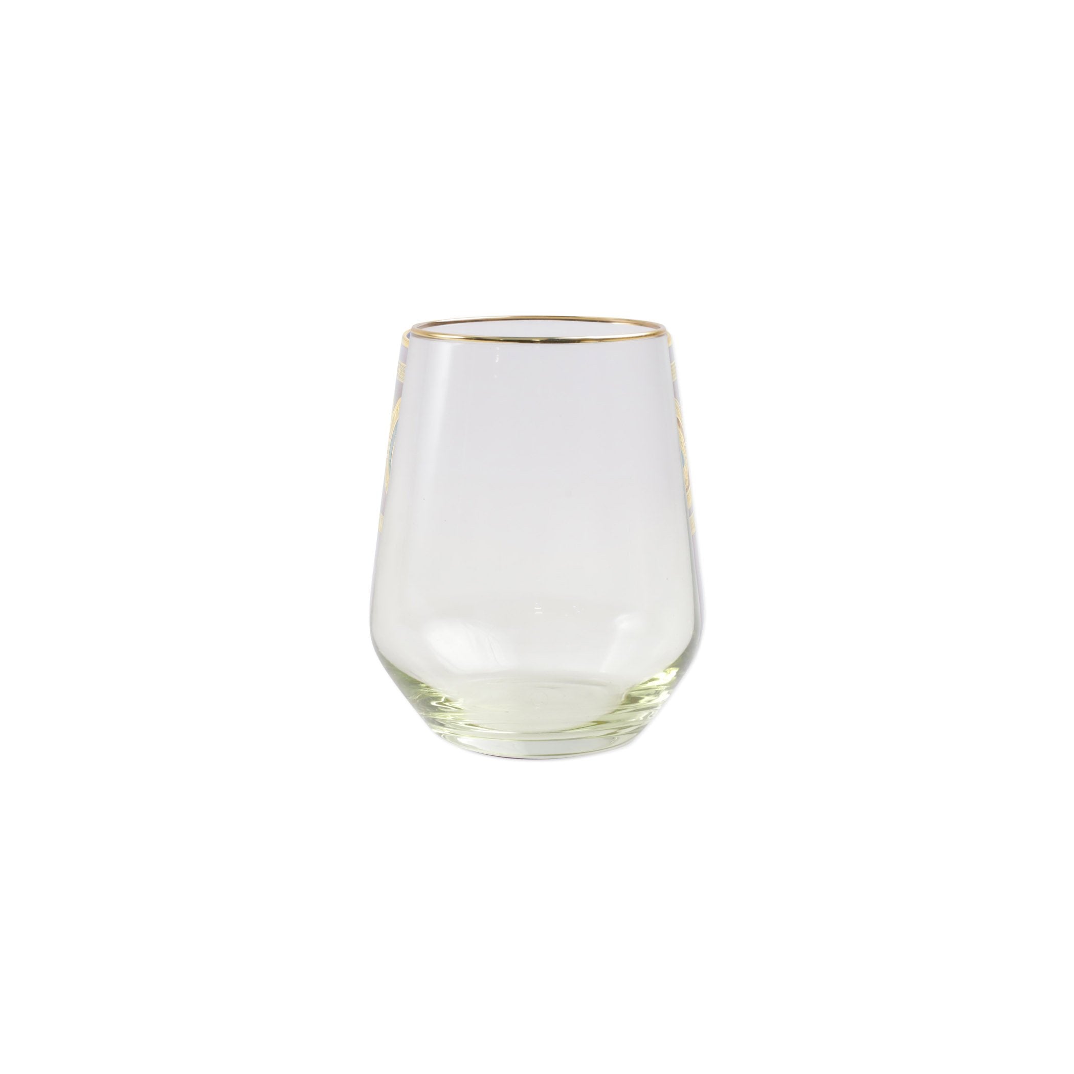 Rainbow Stemless Wine Glass