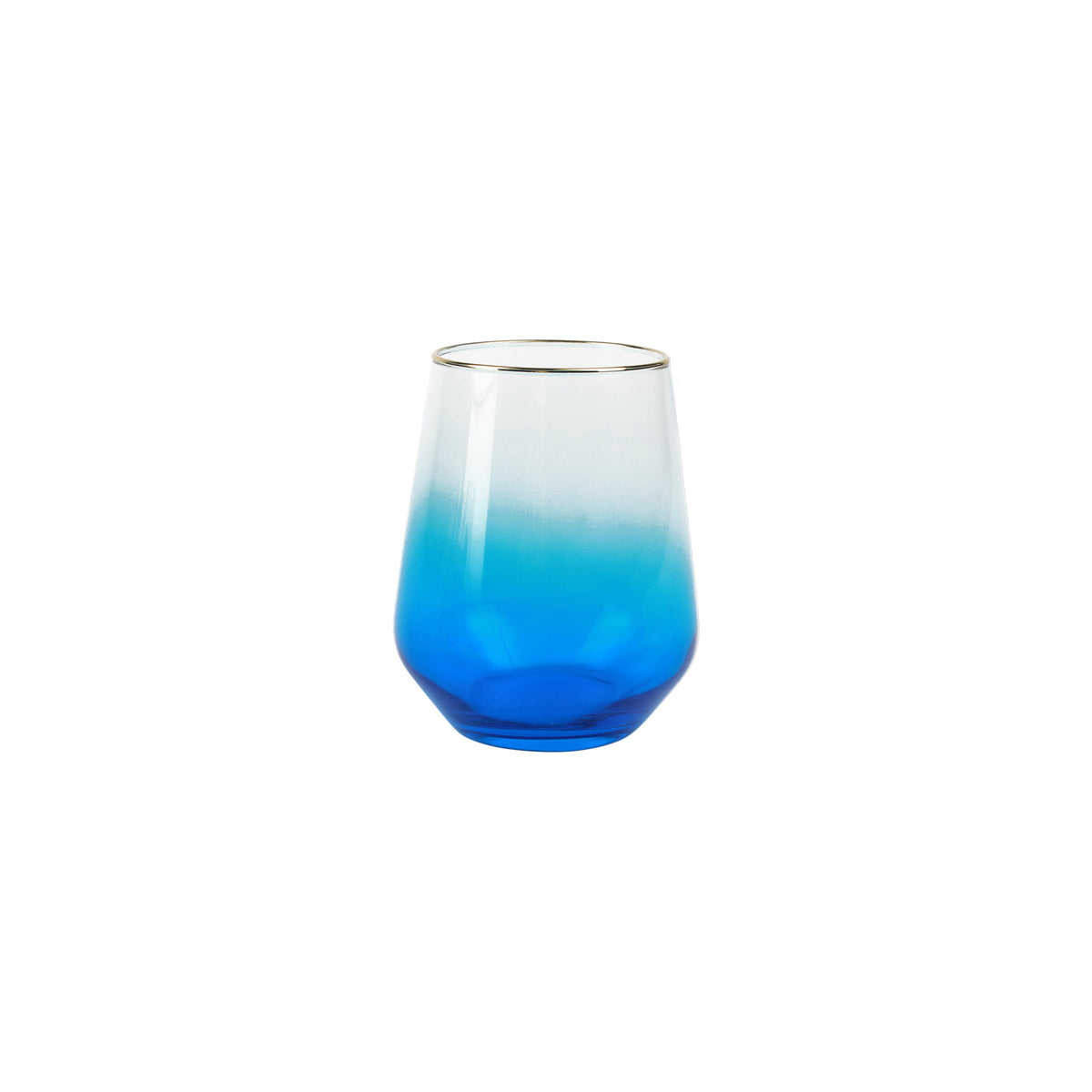 Rainbow Stemless Wine Glass