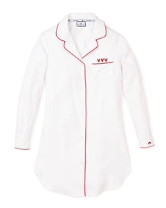Women’s Valentine's Collection Nightshirt with Heart Embroidery