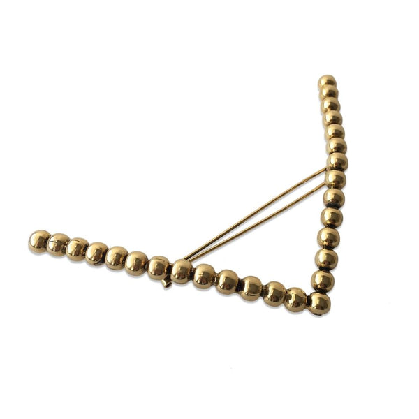 Ball Chain Vee Barrette