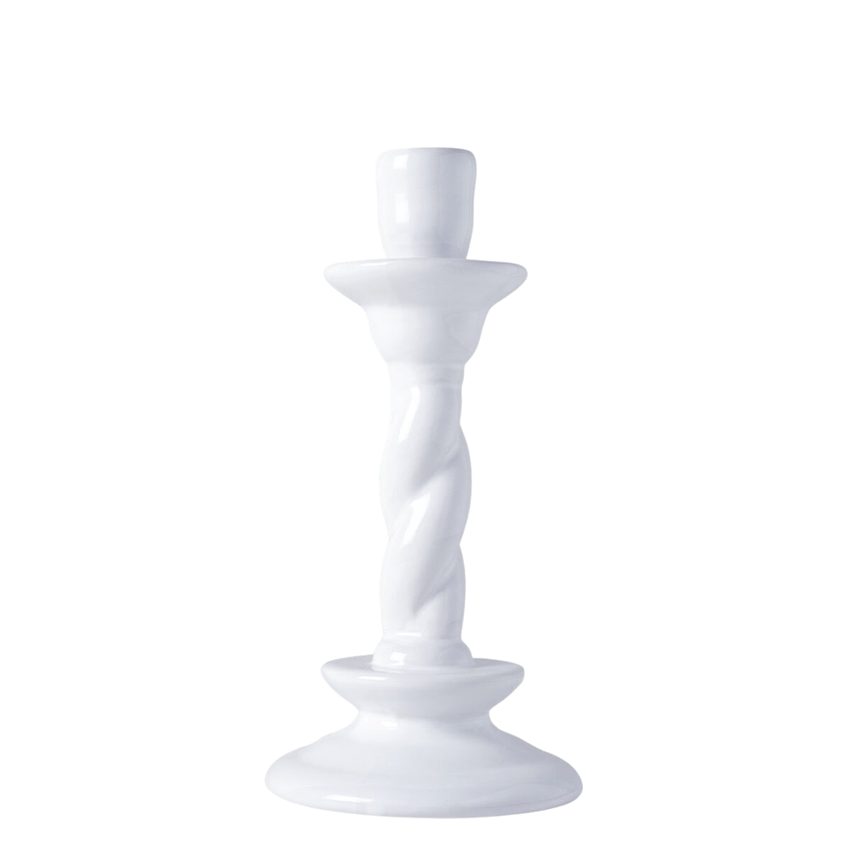 Vela Single Ceramic Candlestick