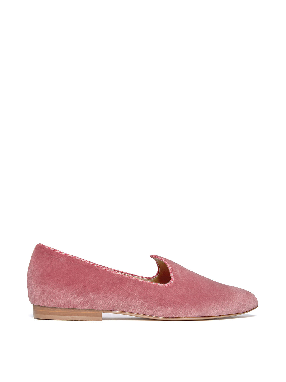 Venetian Slipper in Velvet Blush Pink