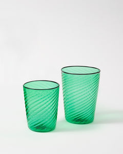 Venezia Water Glass, Green