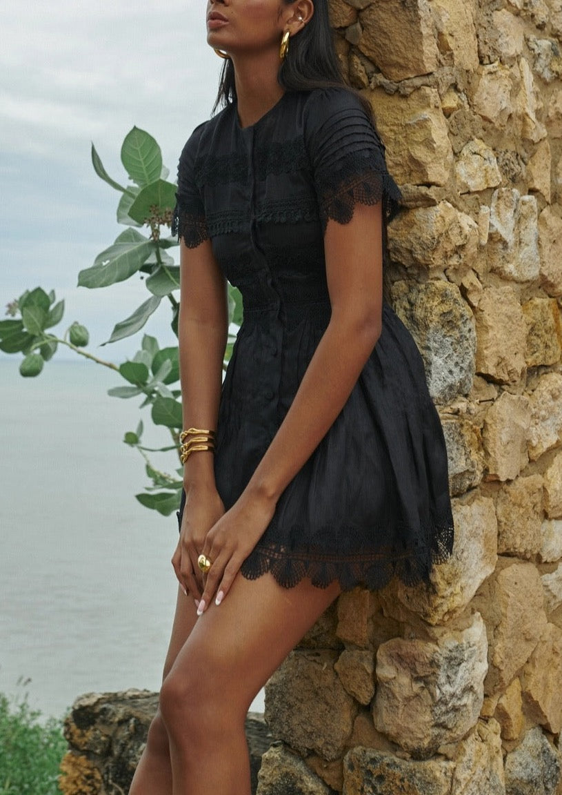 Waimari Violetta Dress in Black, Black / S Waimari Violetta Dress in Black, Black / S