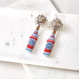 Vodka Bottle Earring