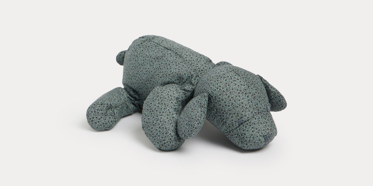 Aimée Stuffed Animal Dog verdigris