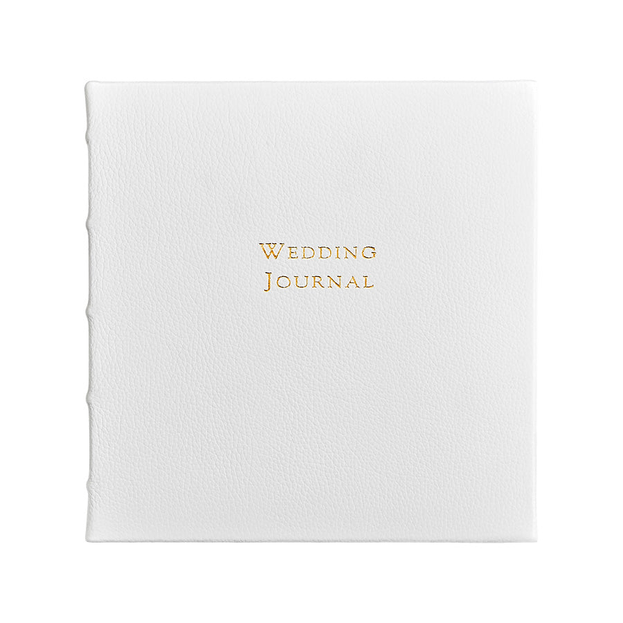 Wedding Journal in White Pebble