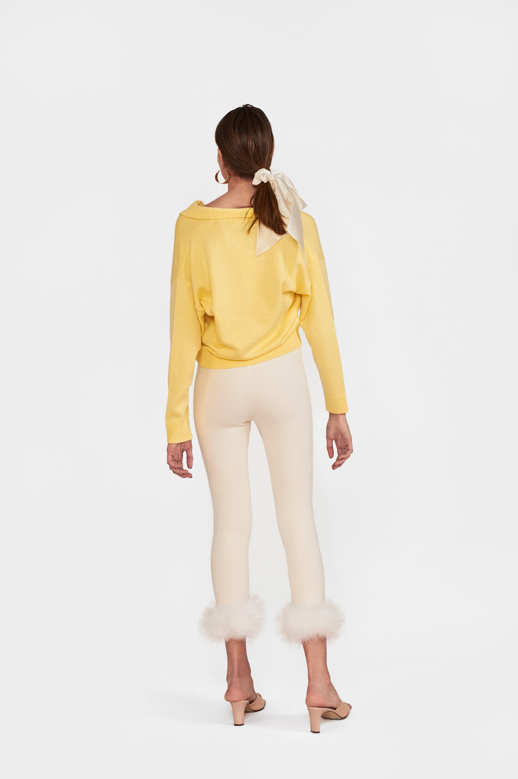 The Weekend Chic Set with Leggings in White