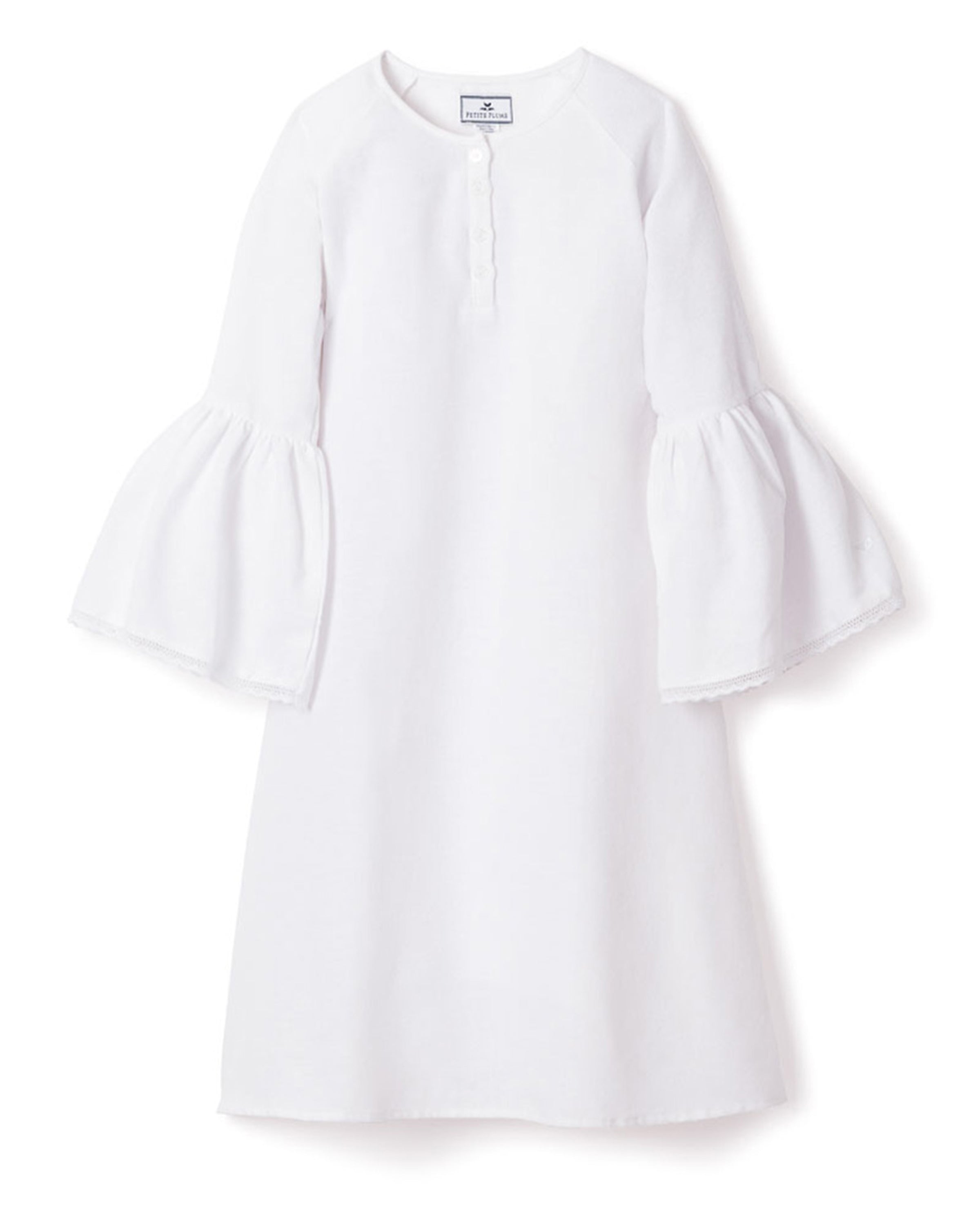 Children’s White Flannel Seraphine Nightgown