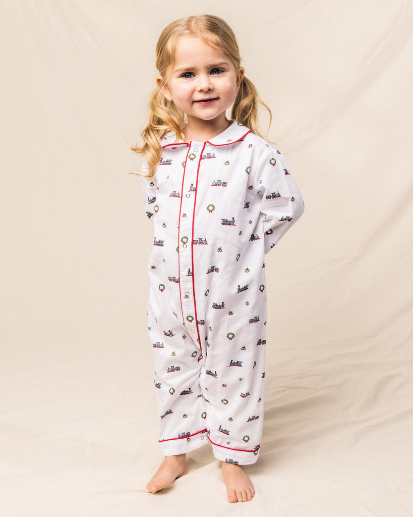 Infant's Arctic Express Cambridge Romper | Petite Plume | Over The Moon