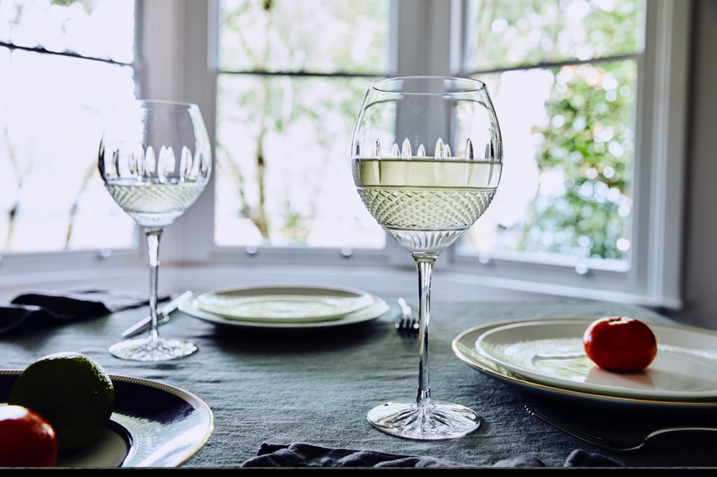 Irish Lace White Wine, Set of 2