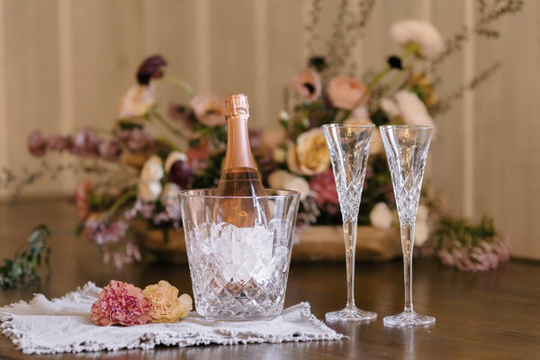 Waterford Wishes "Happy Celebrations" Toasting Flute, Pair