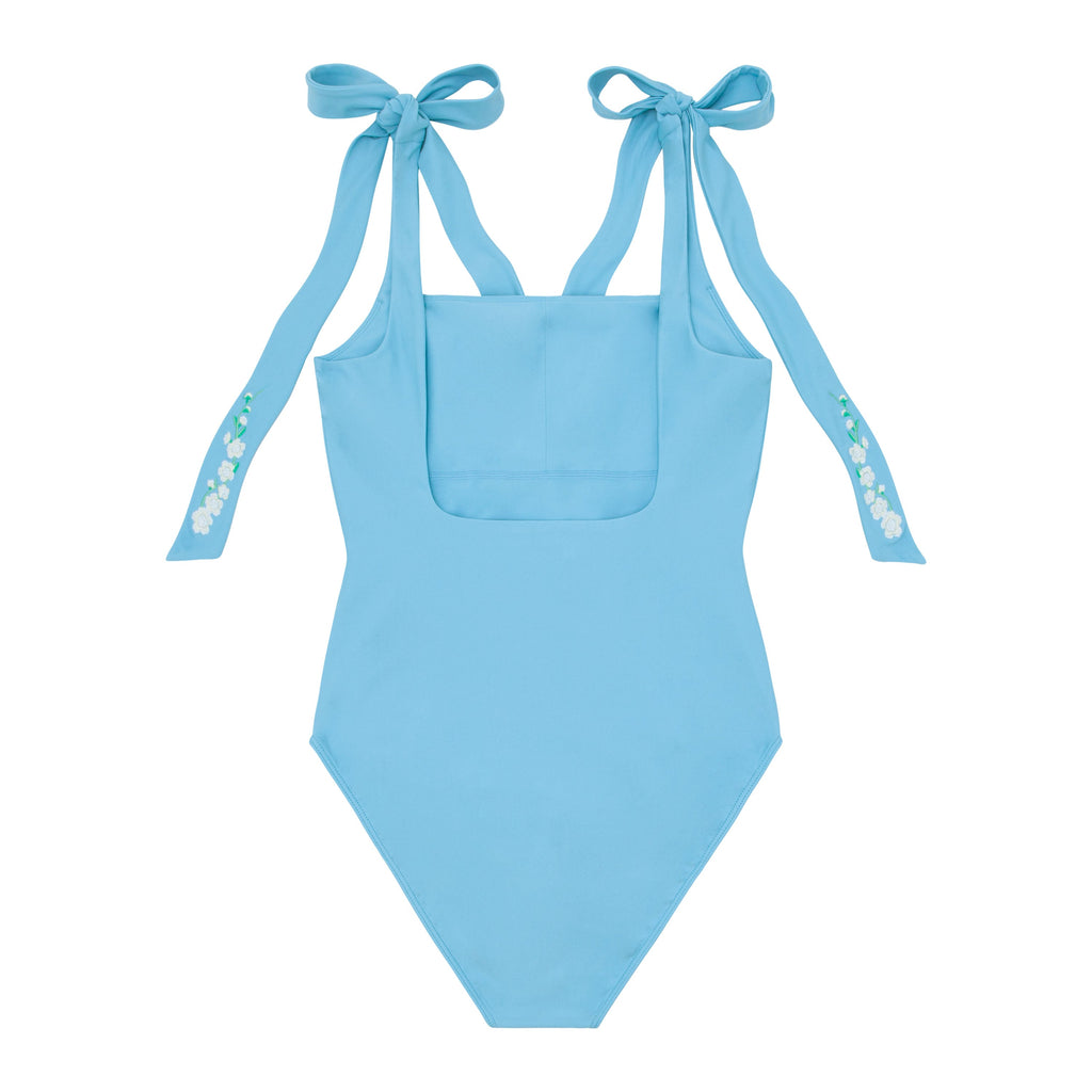 minnow x Fanm Mon Women's Lagoon Tie Knot One Piece