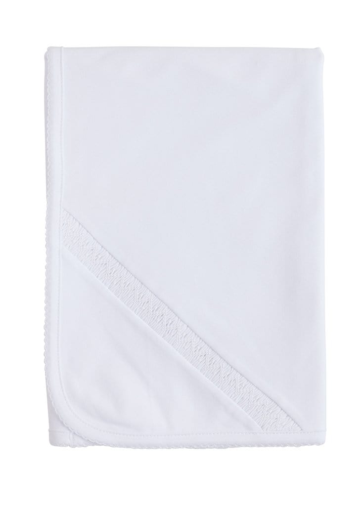 Welcome Home Layette Blanket in White