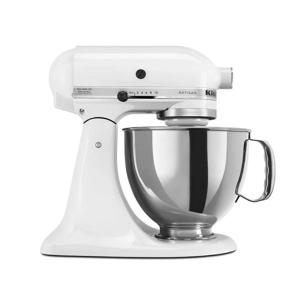 Artisan Series 5 Quart Tilt-Head Stand Mixer – White