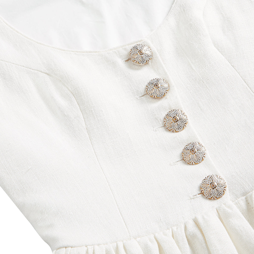 Carolina Dress in White