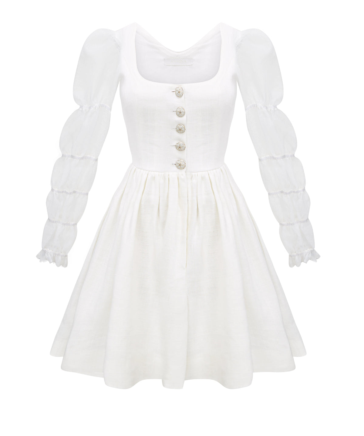 Carolina Dress in White