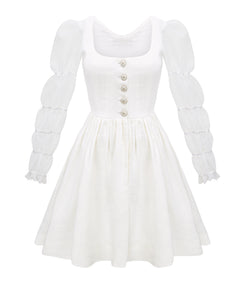 Carolina Dress in White