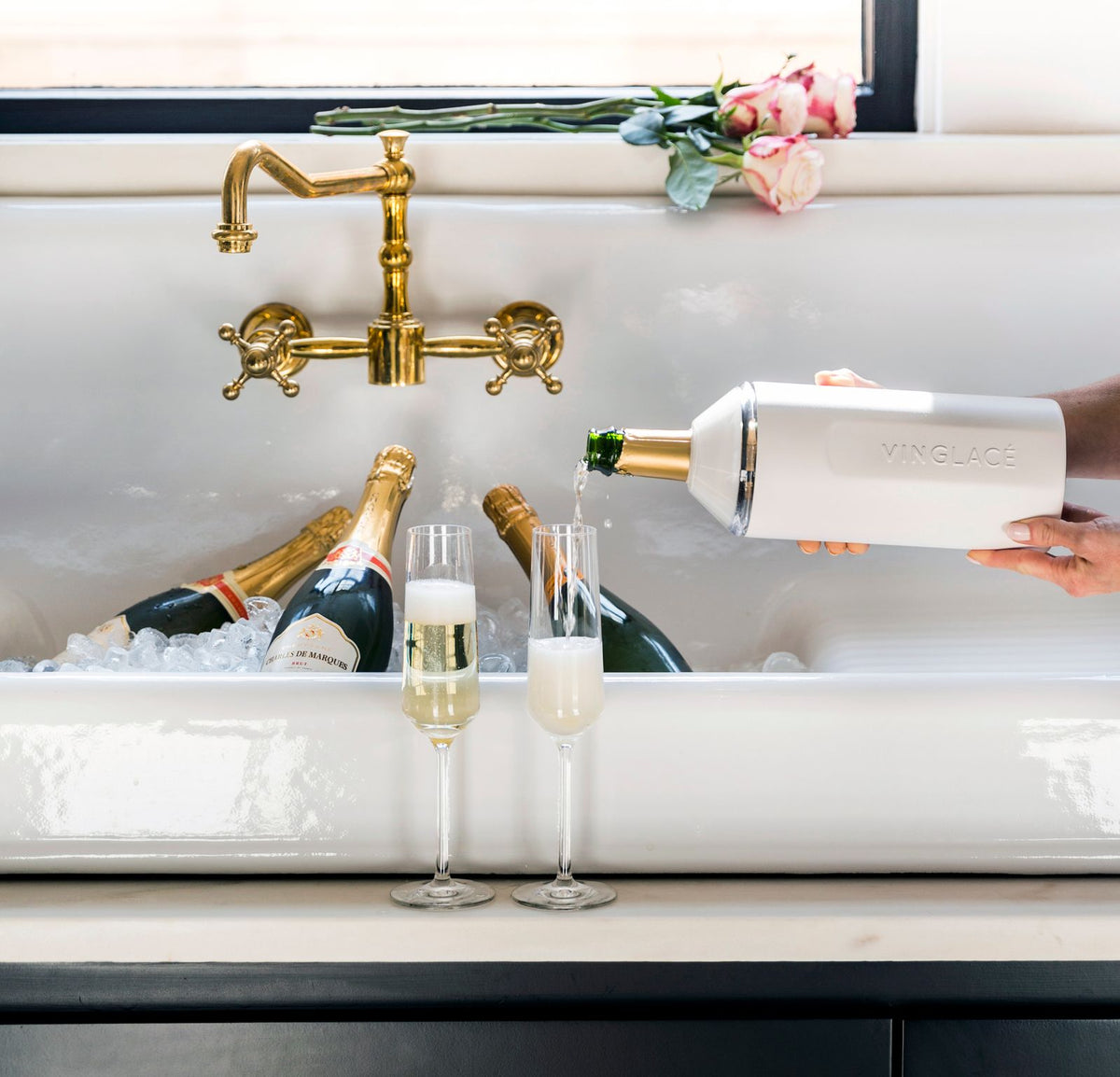 Wine Chiller - Stone White