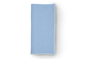 Air Blue Napkin with White Small Trim, Set of 4