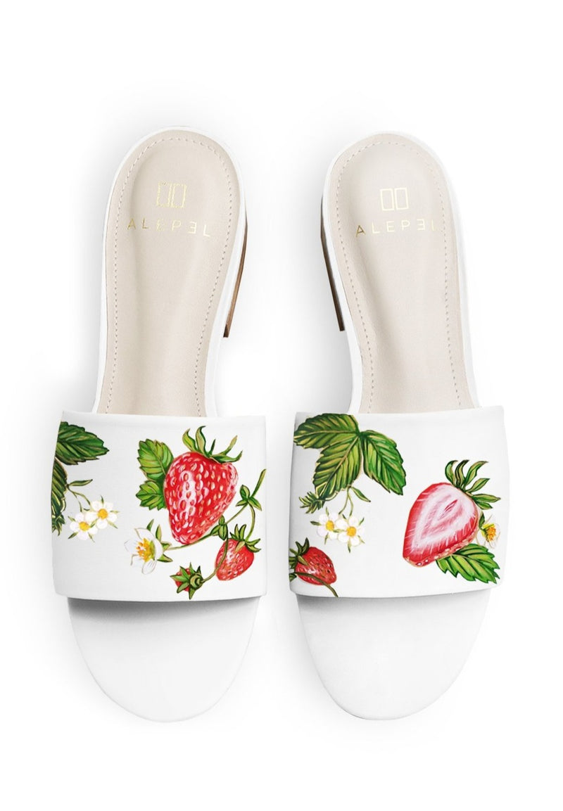 Strawberry Fields White Slide