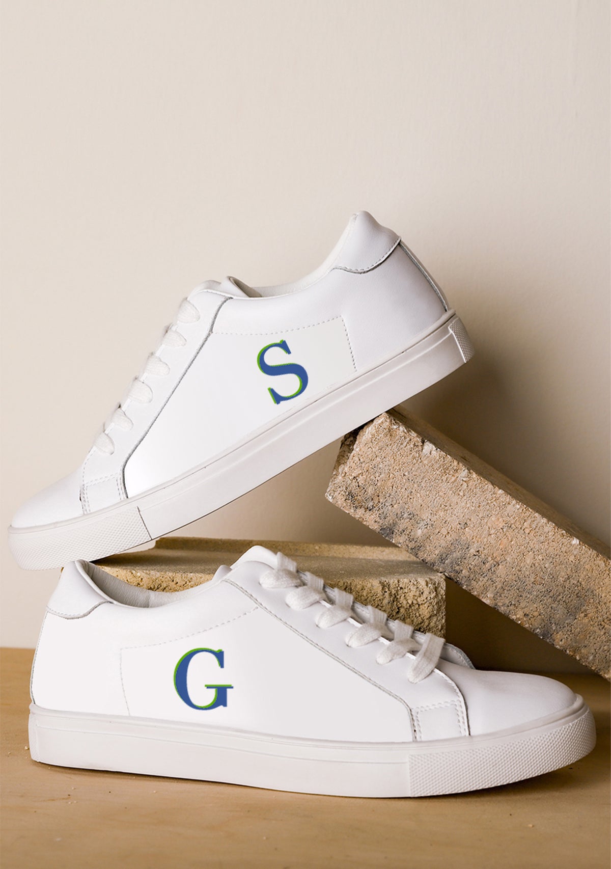 Monogrammable White Sneaker