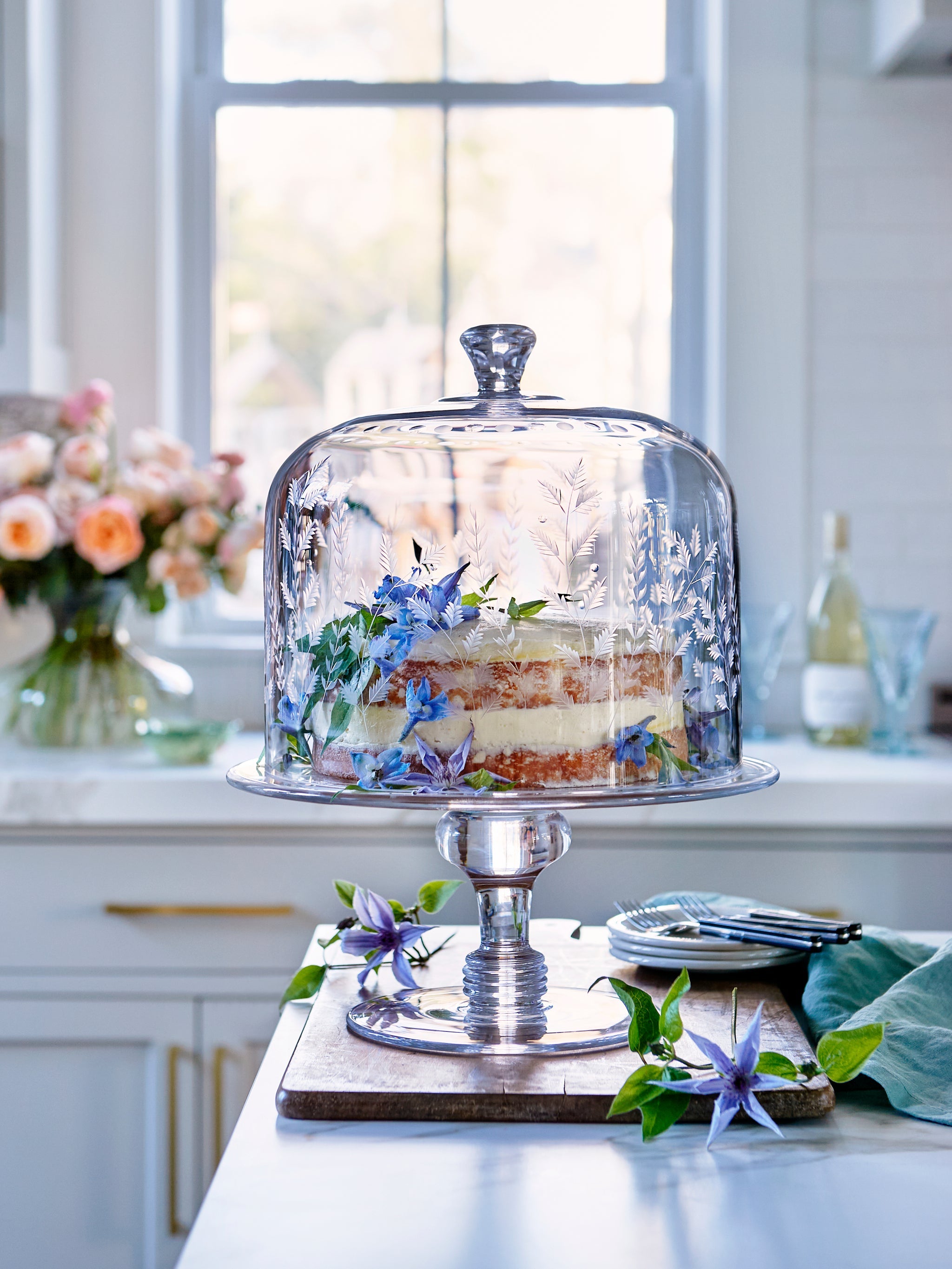 Cake Stand and Dome