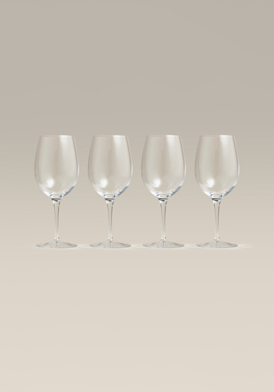 Simple Stem Wine Glasses, Set of 4