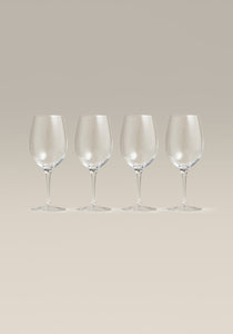 Simple Stem Wine Glasses, Set of 4