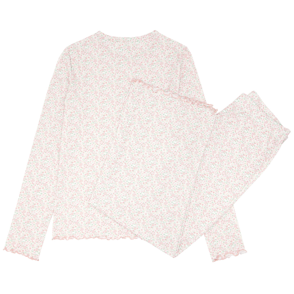 Women's Antique Floral Pima Pajamas Set