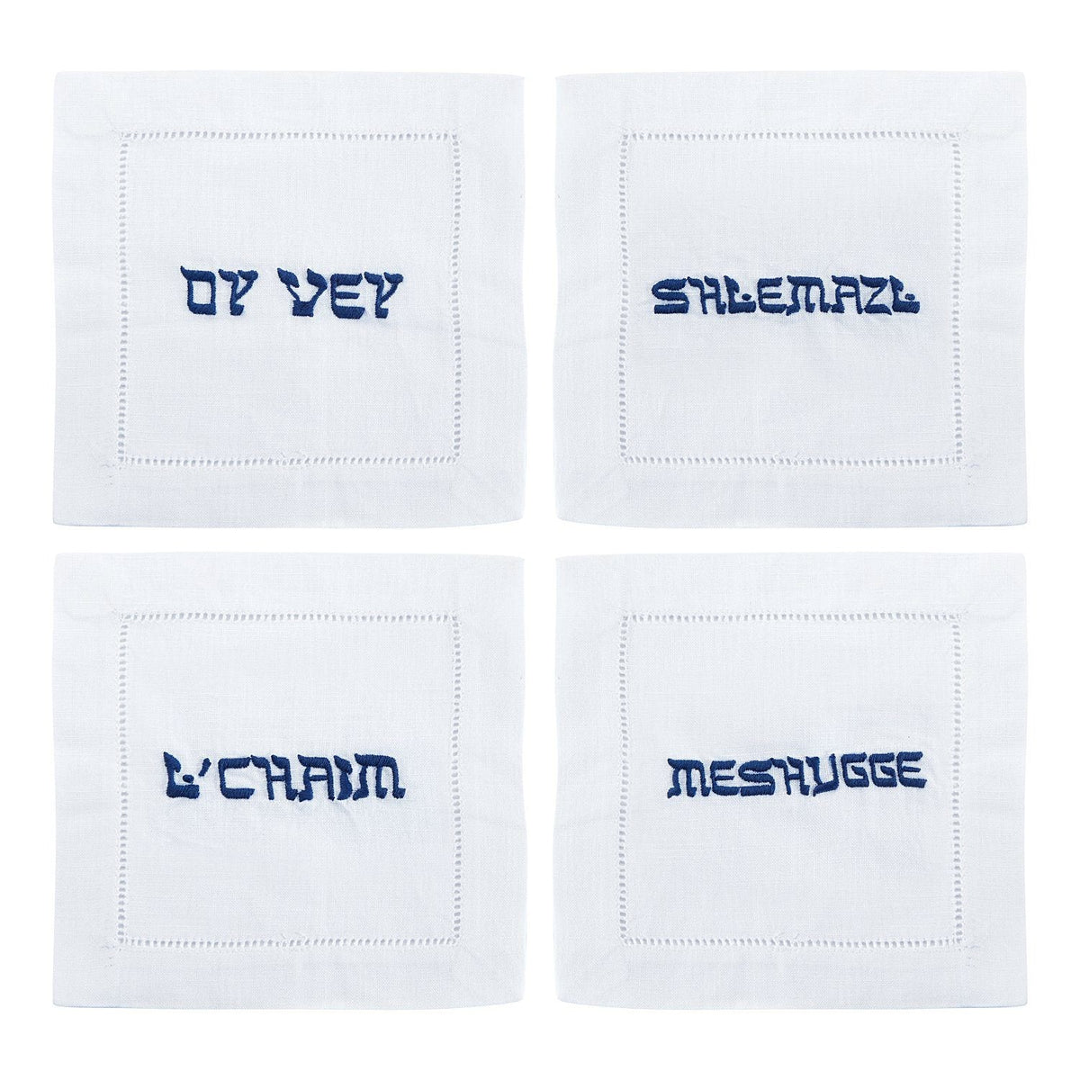 Oy Vey Yiddish Cocktail Napkins Jewish Chefanie 