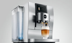 Z10 Fully Automatic Coffee Machine in Aluminum White