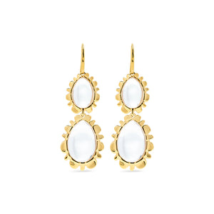 Double Bliss Drop Earrings