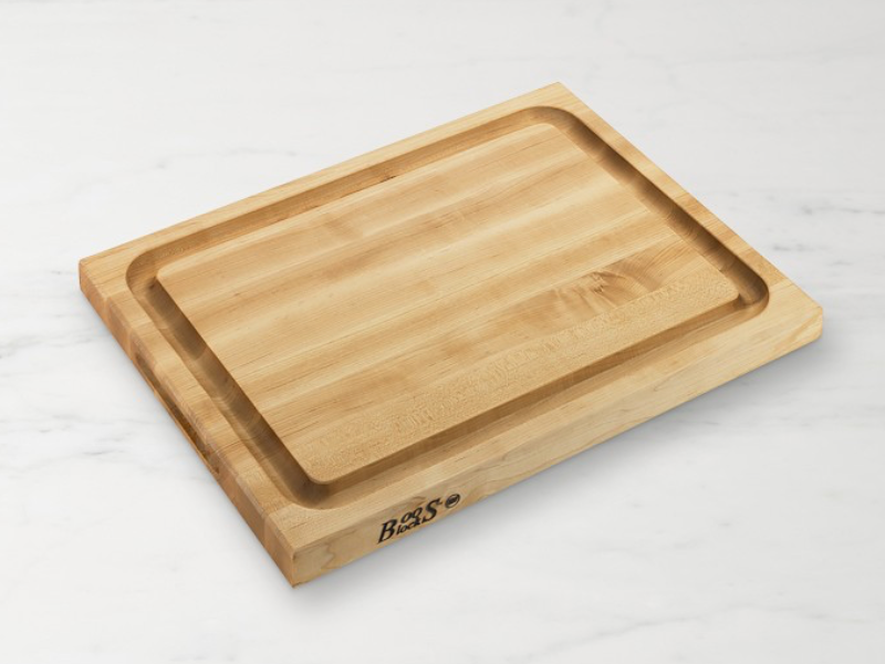 Boos Edge-Grain Cutting & Carving Board, Maple