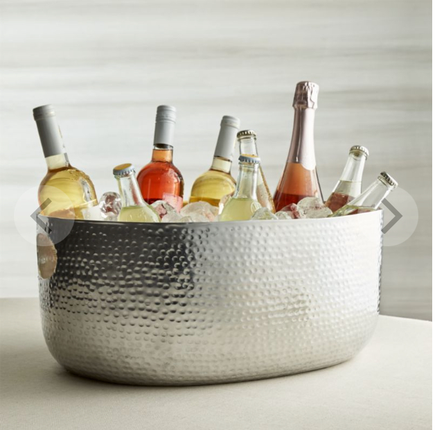 Bash Silver Beverage Tub
