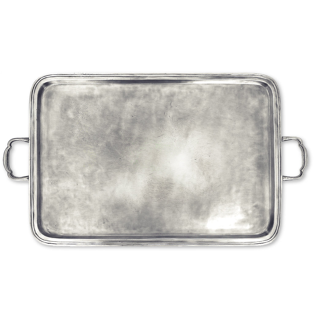 Lago Rectangle Tray with Handles, X-Large